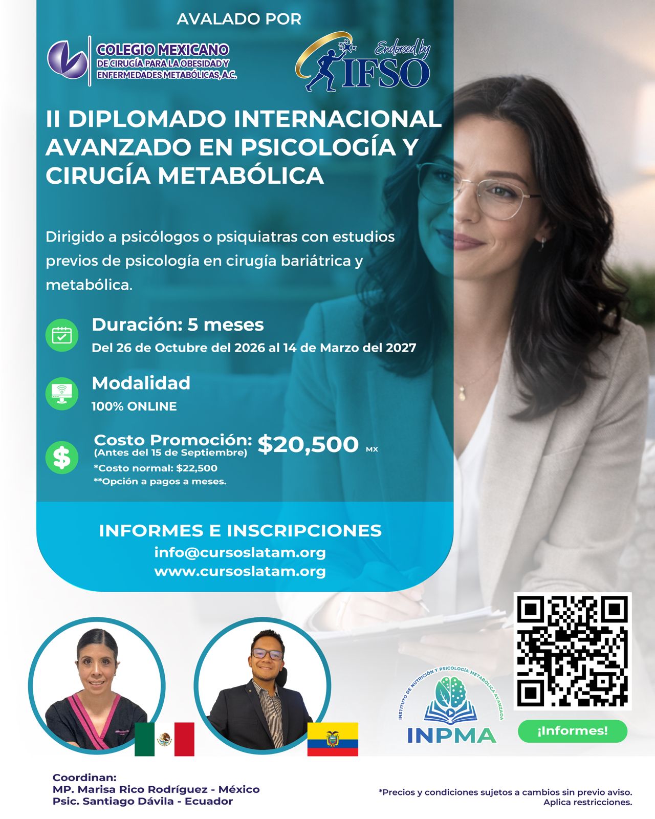 II Diplomado Internacional Avanzado de Psicología y Cirugía Metabólica